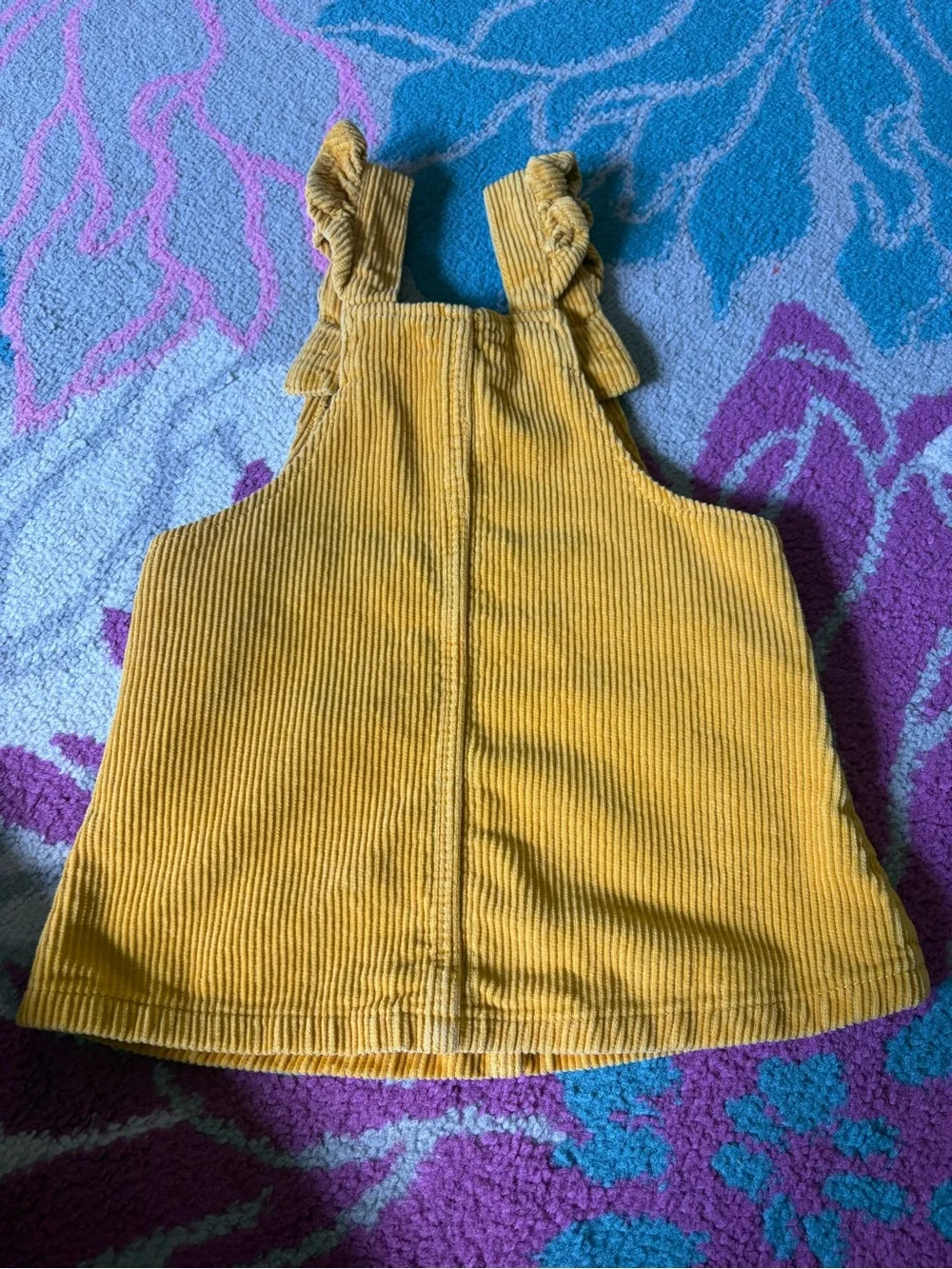 Levi’s Mustard Yellow Corduroy Jumper Overall Dress